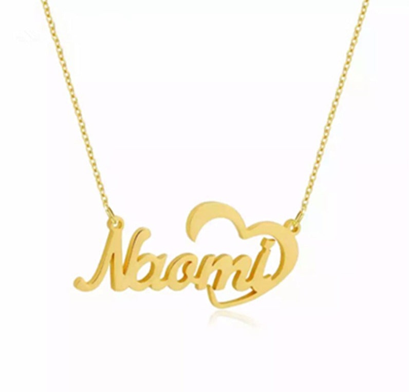 Custom Gold Personalized Name Necklace